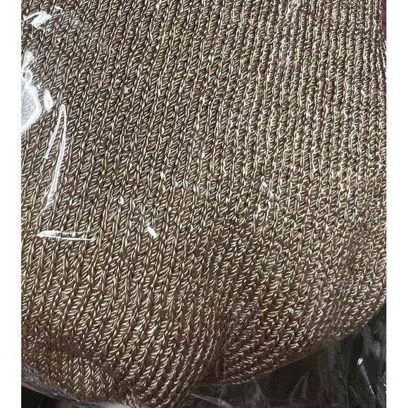 CNS) NWT $218 Women's ETCETERA X-Large Carmel Brown Long Sleeve Sweater Sheen - Picture 11 of 11